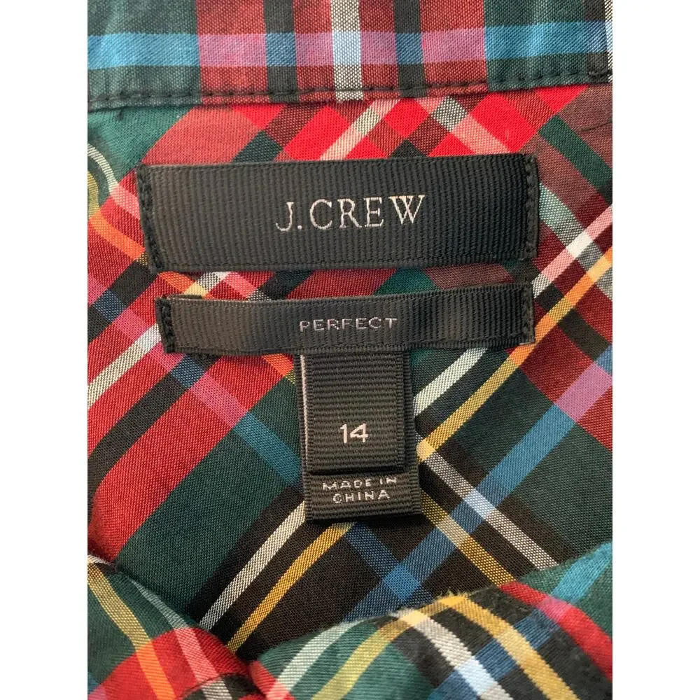 J. Crew classic plaid